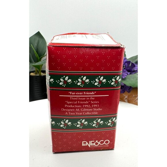 Enesco "Fur-Ever Friends" Third Issue Special Friends Series Christmas Ornament - Picture 9 of 12